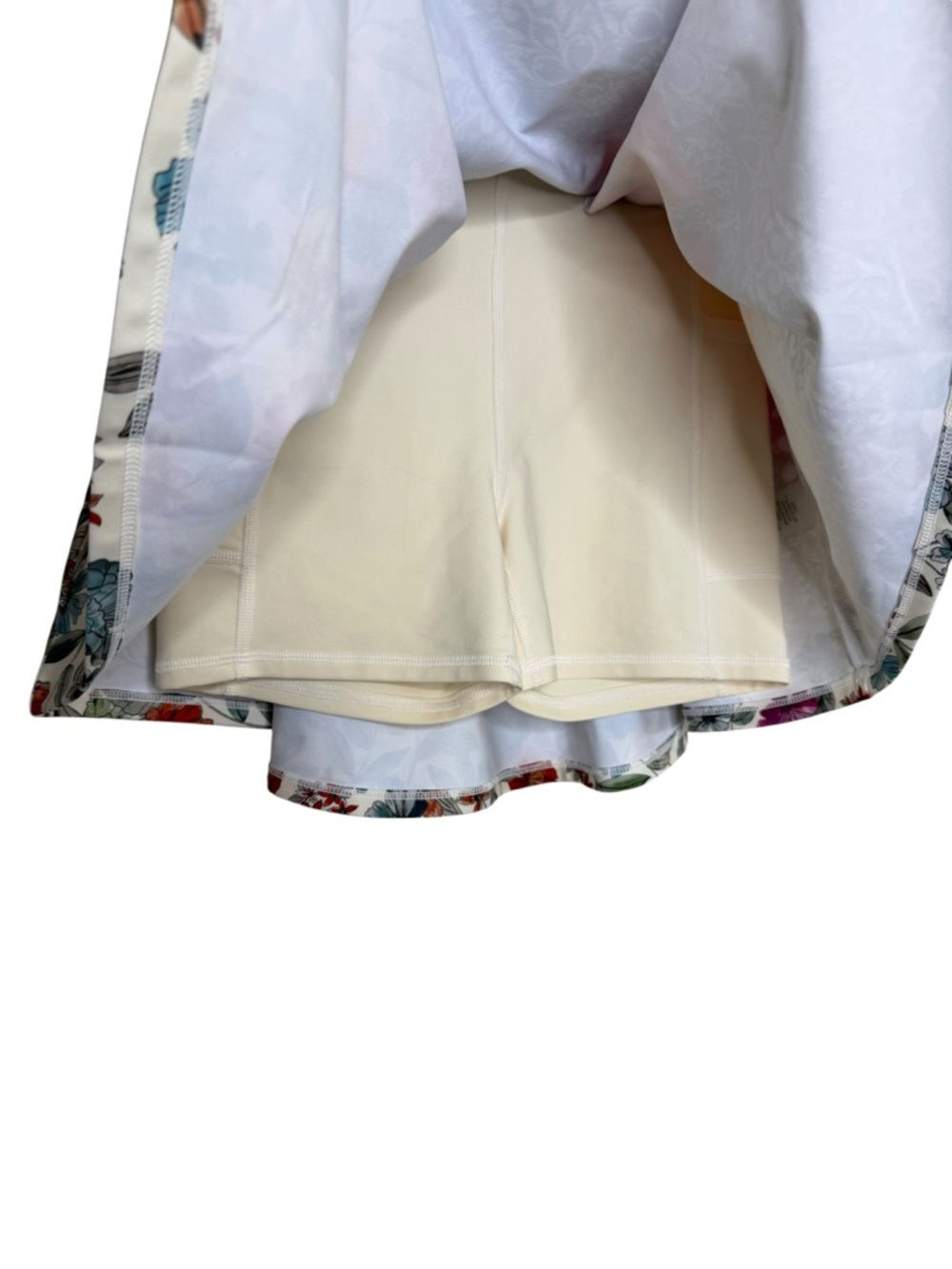 Johnny Was Tango Pleated Tennis Skirt Circle Geometric Floral India Activewear - Picture 6 of 7